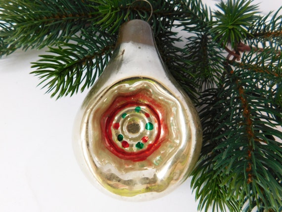 1930-1940 Antique Christmas Ornament Glass By JingleBellsStore