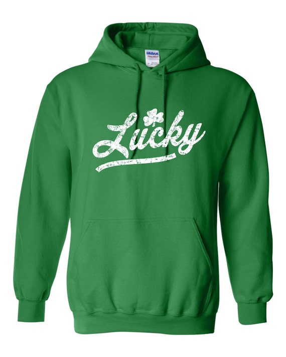 St Patrick Day Pat's Distressed Lucky Hoodie Sweatshirt