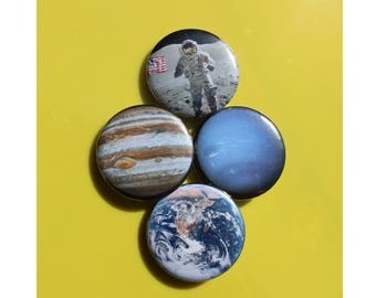 Space Pinback Buttons
