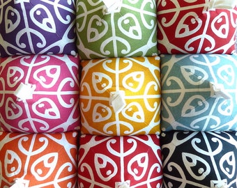 Door Stop, Maori, Linen Fabric, Pyramid, Hand Screen Printed, Hand Made