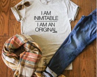 I AM INIMITABLE I am an Original Hamilton fan tee * unisex