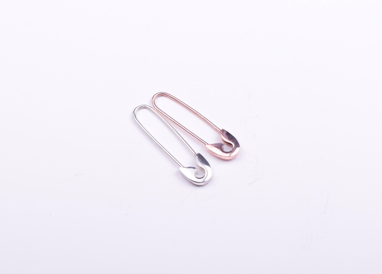 safety pin earrings
