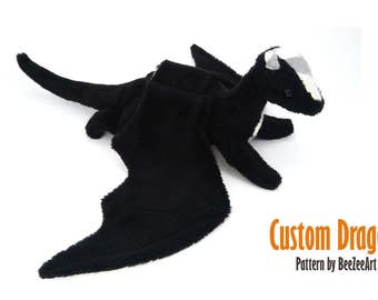 Custom Baby Dragon Plush - multiple color options