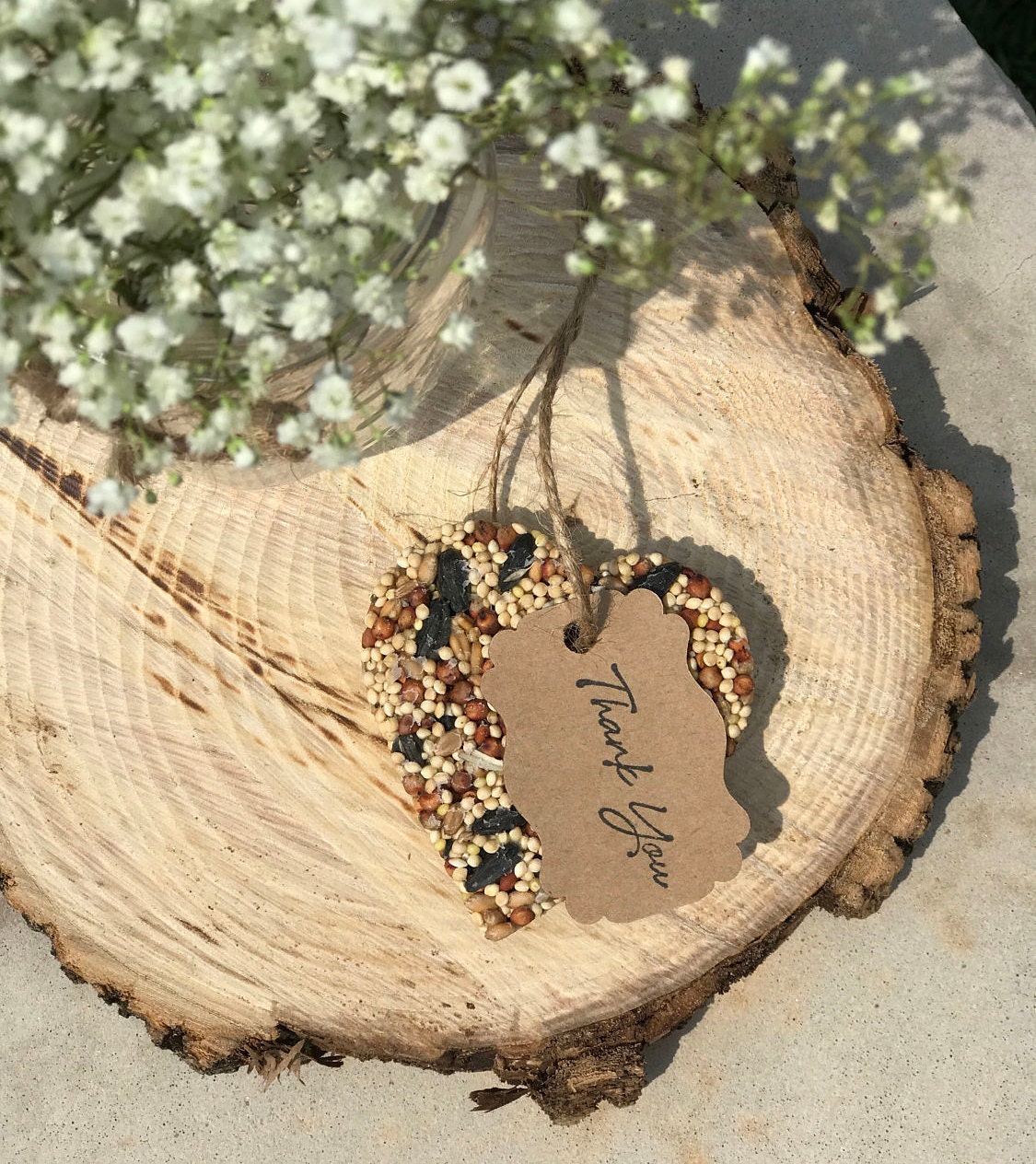 50 Heart Bird Seed Favors