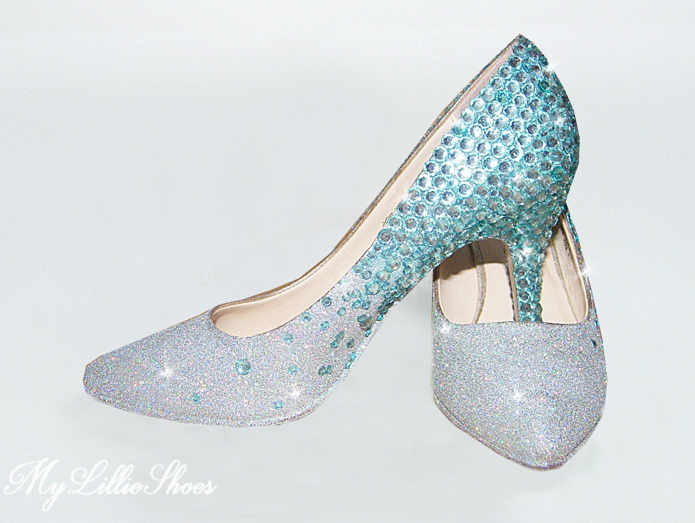 Shoes Bling heels Choose your size Wedding Sweet 16
