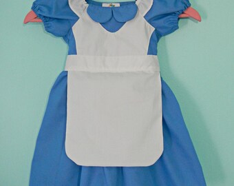 Alice in Wonderland dress - Alice dress - Alice in Wonderland costume - cotton play dress