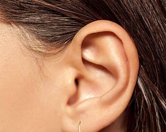 Gold Hoop Earrings, Tiny Hoop Earrings, Thin Hoop Earrings, Gold Sleeper Hoops, Sleeper Hoops, Small Hoop Earrings, Small Hoops