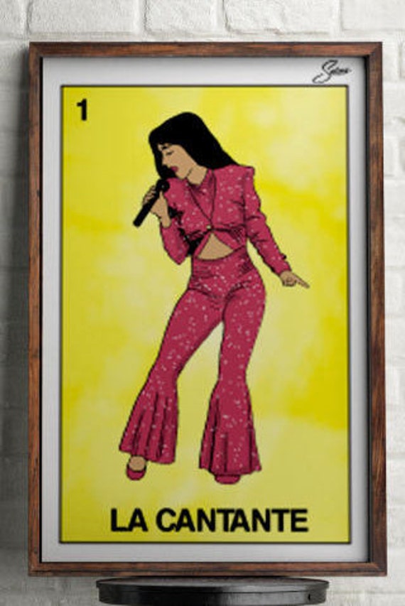 Selena Inspired 24x36 Loteria Card Poster by on Etsy