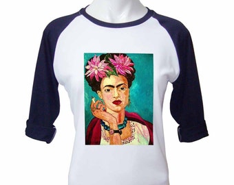 Frida's Got A Gun Frida Kahlo T-shirt Grey Women's