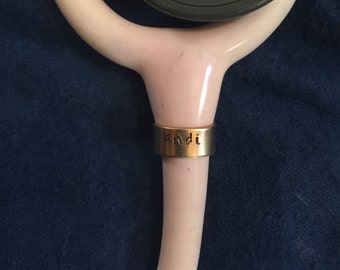 Gold (Bronze) Personalized Stethoscope ID Tag