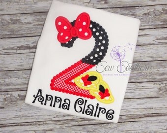 Personalized Minnie Mouse 2nd Birthday Shirt
