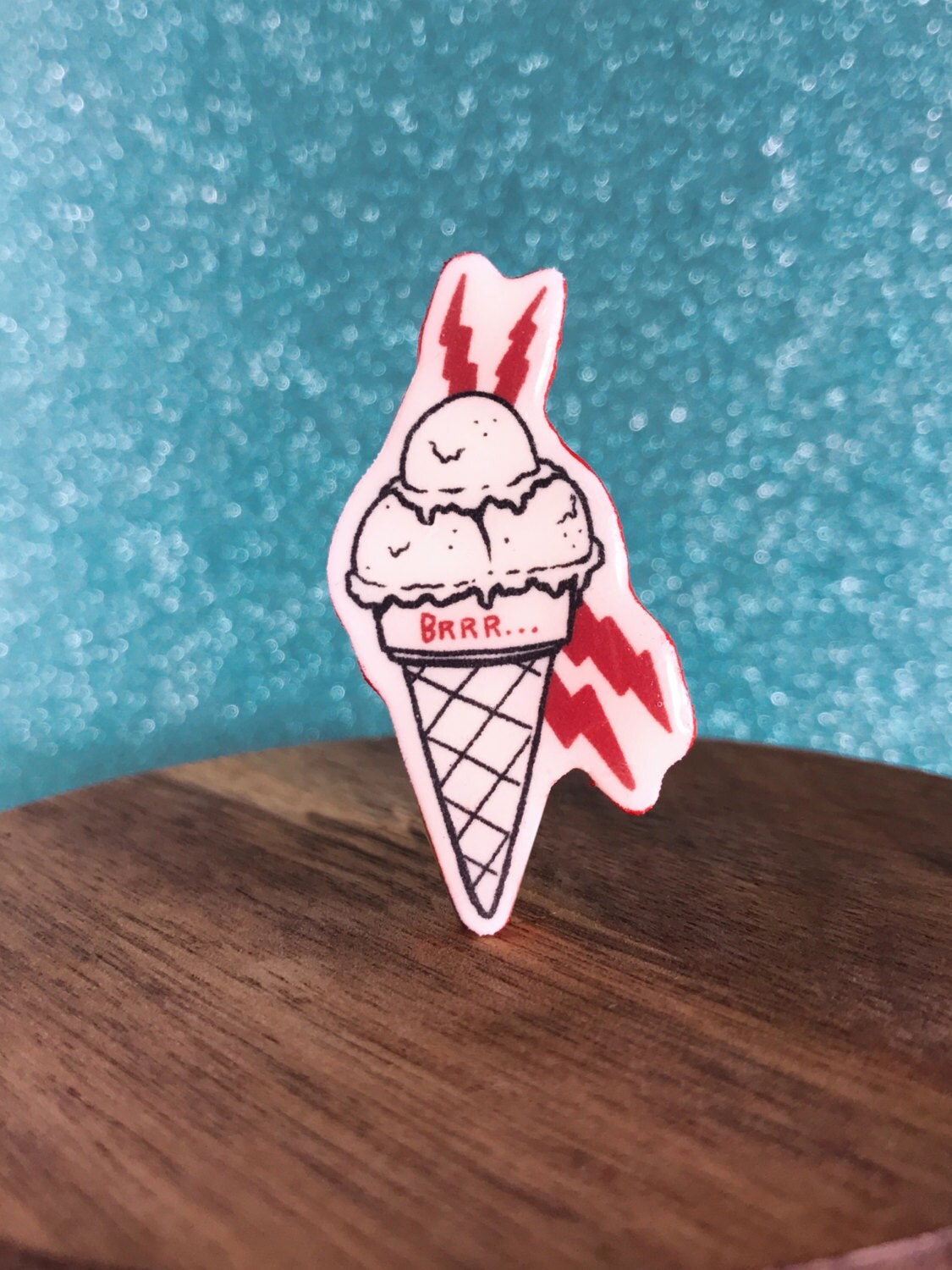 Gucci Mane Ice Cream Cone Face Tattoo // by LittleSisterNC on Etsy