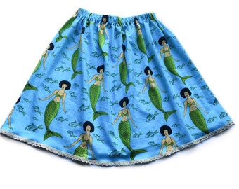 Adult funky little mermaid skirt