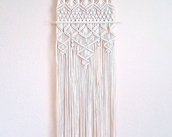 CROSSROADS |:| thin macrame wall hanging | boho home decor | 12" wide | ready to ship!