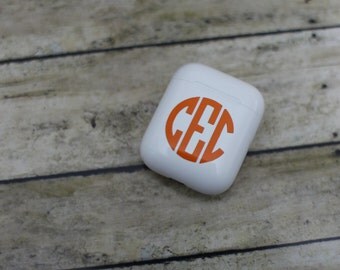 AirPods Monogram Decal AirPods Sticker AirPods Personalized Sticker