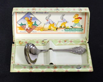 Sola Solid-Tom puss-childrens spoon in original box