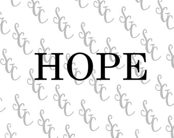 hope stencil – Etsy