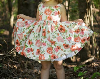 Girls Party Dress - Toddler Birthday Dress - Summer Dress - Girls Dress - Toddler Dress - Birthday Dress - Special Occasion Dress