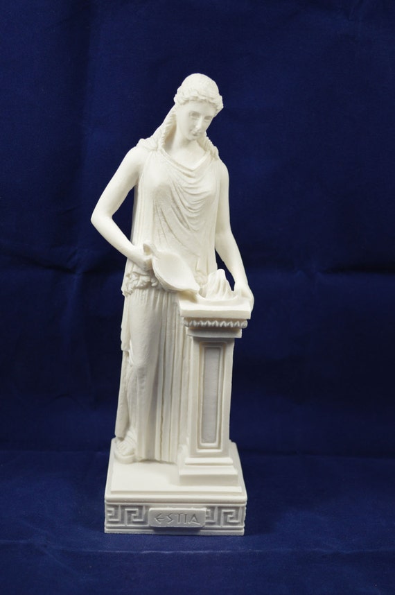 Escultura de Hestia antiguo Griego diosa de la agricultura