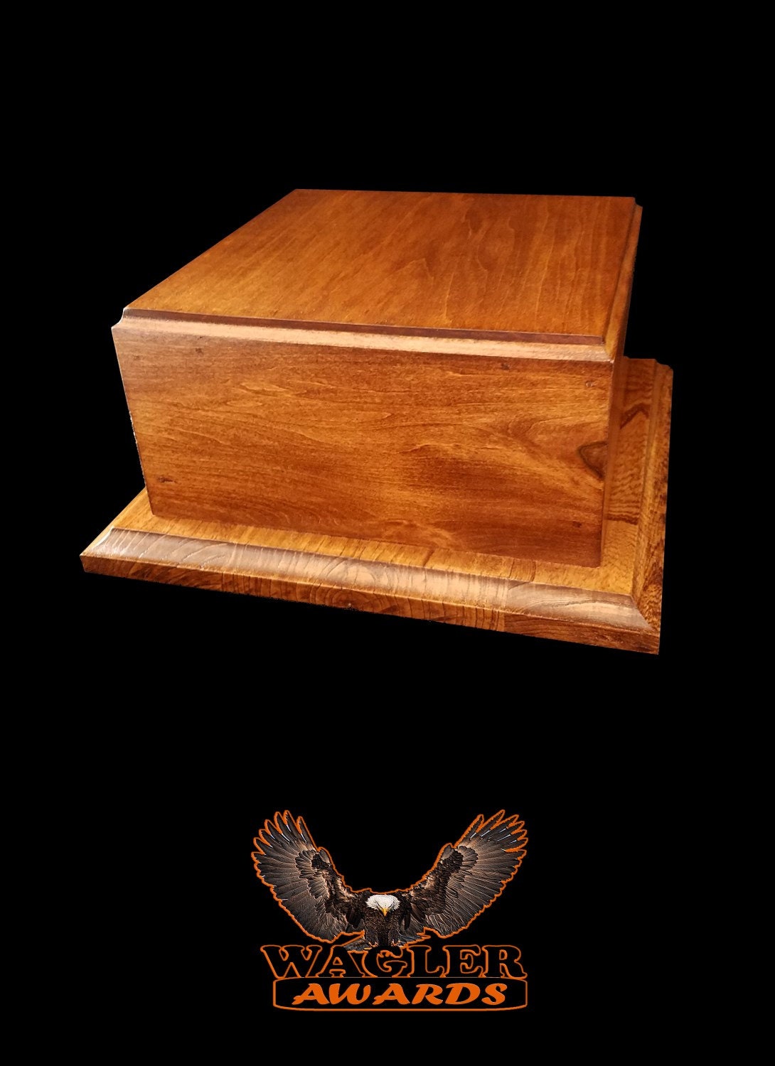 Wood Trophy Base Award 10 x 10 x 4.75 with