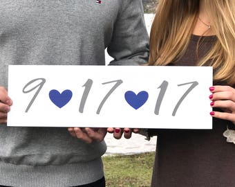 Save The Date Sign, Engagement Signs, Wedding Date Sign, Wood Wedding Sign, Save The Date, Bridal Shower Gift, Custom Wood Wedding Signs,