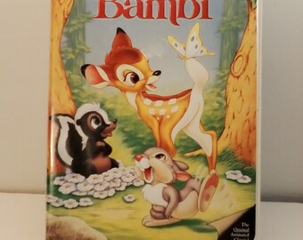 Walt Disney's Classic Bambi Black Diamond Rare Collectable Disney VHS Movie Tape