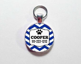 DOG ID Tag, with dog's name and a contact number, cute pet tag, CaT Id Tag, Personalized Pet Id Tag, Pet TAg with Name & number