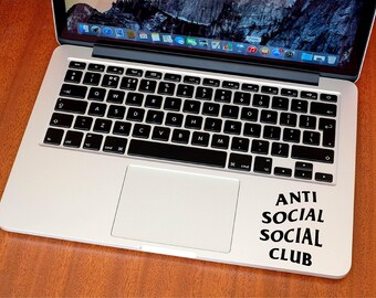 Anti Social Social Club Sticker - Decal - ASSC - Kanye West - HYPE - Macbook - iPhone