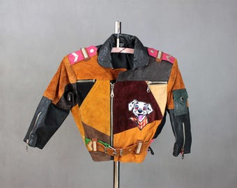 Vintage Boys Clothing - Vintage Clothing - Marten's Jacket - Baby Boys Clothing Set - Boys Jackets & Coats - Baby Leather Jacket - Baby Boys