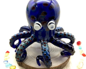 Pristine Pipes "Octopus" Glass Smoking Pipe