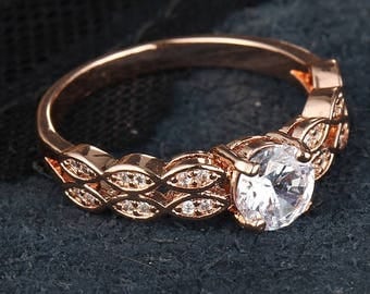 Special Order For Victoria ~ Do Not Buy! Rose Gold Engagement Ring