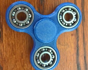 Blue Fidget Tri-Spinner