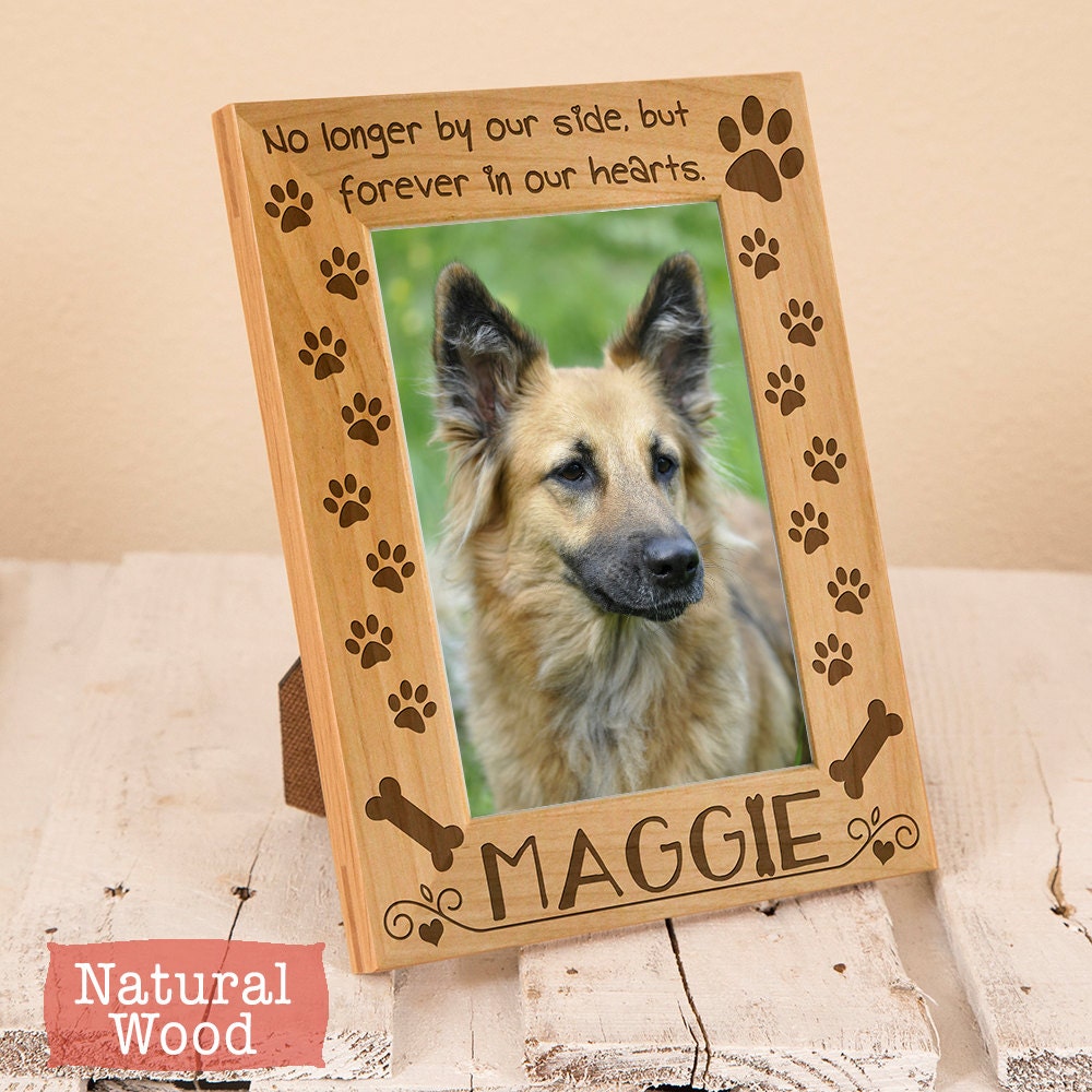Personalized Pet Remembrance Frame Sympathy Gift for Lost