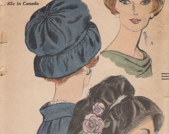 Vintage Hat Pattern Vogue 5109 Uncut