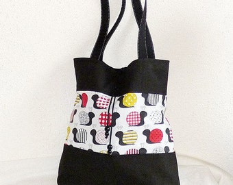 Spacious shopper for university, office, shoulder bag
