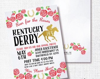 Kentucky Derby Party Invite