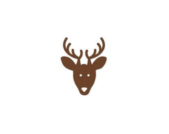 Reindeer Die Cuts, Paper Deer Cut Outs, Christmas Shapes, Craft Projects, Scrapbook Embellishment, Create Gift Tags, Party Favors Toppers