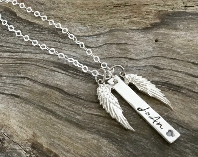 In loving memory of mom - loss of parent - loss of grandparent dad brother sister - personalized memorial jewelry - funeral gift sympathy