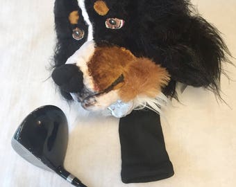 American Mastiff GOLF club head cover Custom Dog portrait