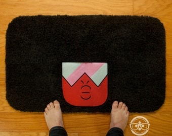Steven Universe "Garnet" Inspired - Embroidered Bath Mat or Rug