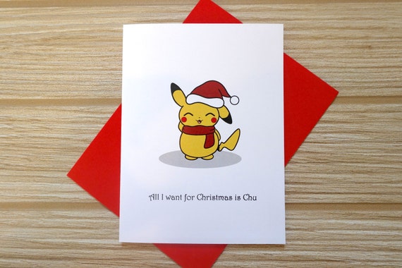 All I Want For Christmas Is Chu Card