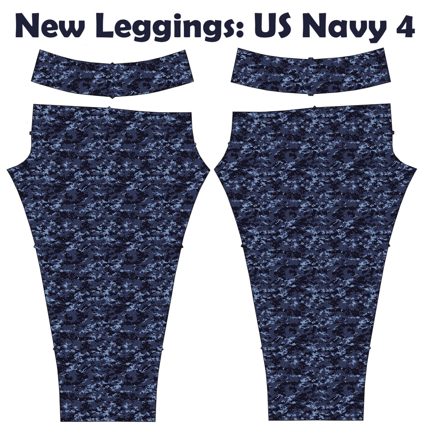 navy yoga leggings