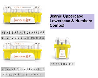 ImpressArt Script Metal Stamping Kit Alphabet Lowercase Metal