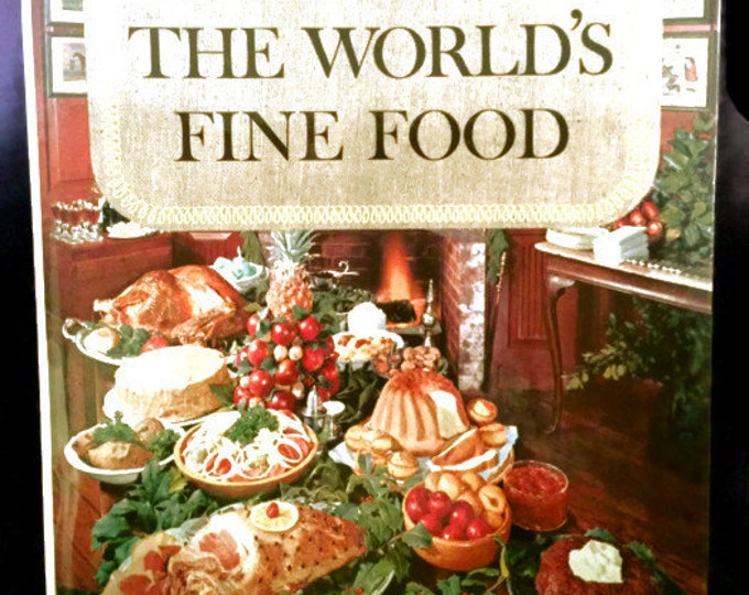 Viintage First Edition Cookbook | Holiday Magazine Book of The World's Fine Foods HC/DJ 1960 |