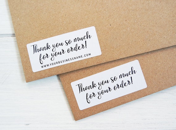30 thank you for your order stickers business shop seller