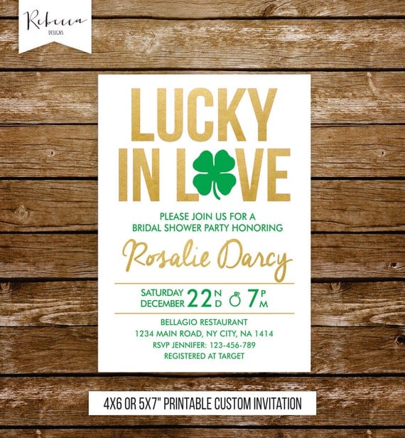 Lucky In Love Invitations 4