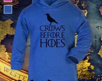 Crows Before Hoes Baby Hoodie / Top - Game of Thrones