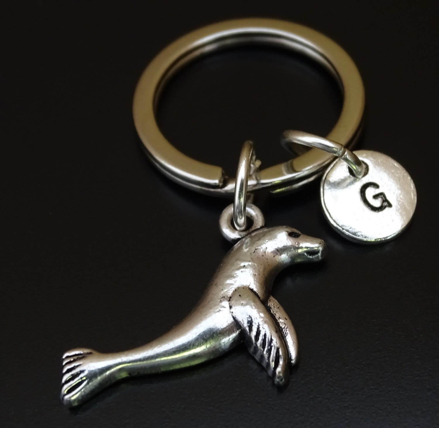 Baby Seal Keychain Custom KeychainCustom Key Ring Seal