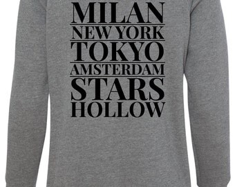 Gilmore girls Women's Bella Canvas Fashion Sweatshirt 'Stars Hollow'