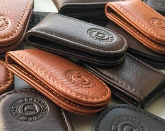 Leather money clip personalized magnetic money clip monogram money clip groomsmen gift money clips for men husband gift boyfriend gift.